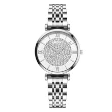 Load image into Gallery viewer, Luxury Crystal Women Bracelet Watches Top Brand Fashion Diamond Ladies Quartz Watch Steel Female Wristwatch Montre Femme Relogio
